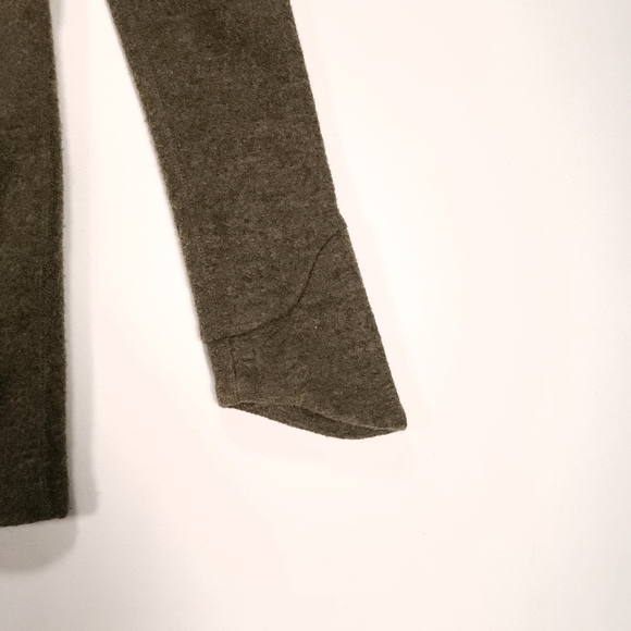 Ibex Backbay Merino Wool Tunic Jacket Womens Size XS Sweater Full Zip Green GUC! - Picture 8 of 16